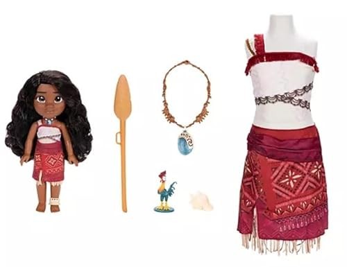 Disney Moana 2 Ultimate Doll & Dress-up Set with Accessories Outfit and Pua Companion - Bellso